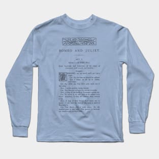 Shakespeare renaissance poet bookish English teacher Long Sleeve T-Shirt